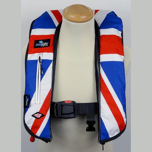 Надувной спасательный жилет - I-Zip – Union Jack - Seasafe Systems Ltd - 170 N / ISO12402-3 / ISO12401