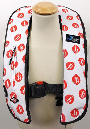Надувной спасательный жилет - I-Zip – Red Lips - Seasafe Systems Ltd - 170 N / ISO12402-3 / унисекс