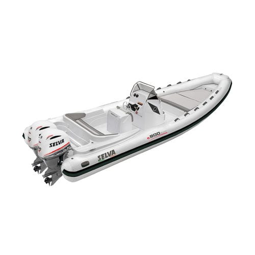 Надувная лодка c подвесным мотором - D.800  - Selva Marine - Ribs - двухмоторная / полужесткая / с центральной консолью
