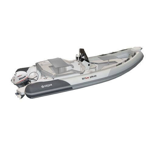 Надувная лодка c подвесным мотором - 21 LV - Selva Marine - Ribs - полужесткая / с центральной консолью / открытая
