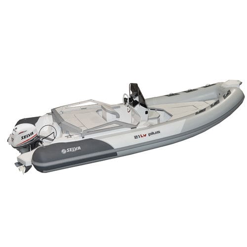 Надувная лодка c подвесным мотором - 21 LV PLUS - Selva Marine - Ribs - полужесткая / с центральной консолью / открытая