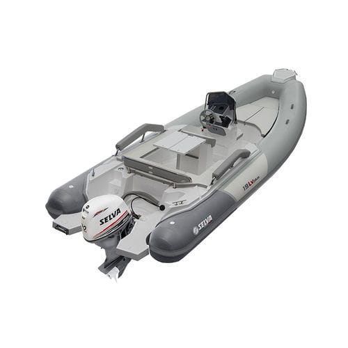 Надувная лодка c подвесным мотором - 19 LV PLUS - Selva Marine - Ribs - полужесткая / открытая / с центральной консолью