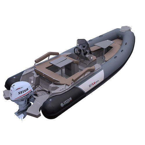 Надувная лодка c подвесным мотором - 21 LV PLUS ULTRA - Selva Marine - Ribs - полужесткая / открытая / с центральной консолью