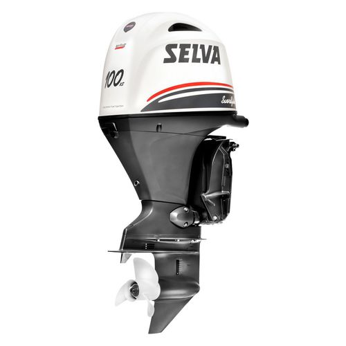 Подвесной двигатель - SWORDFISH 100XS E.F.I. - Selva Outboard Motors - на бензине / для профессионального катера / с охлаждением водой