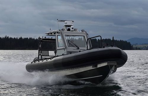 Профессиональный катер катер береговой охраны - TITAN T280 - Titan - c подвесным мотором / надувная лодка с полужестким корпусом