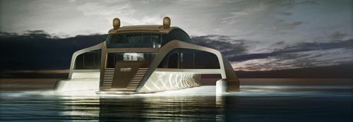 Мега-яхта тримаран - 210 Sunreef Power Trimaran - Sunreef Yachts - круизная / с рулевой рубкой / корпус водоизмещающего типа