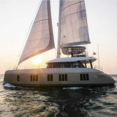 Парусная яхта катамаран - Sunreef 50 - Sunreef Yachts - 5 кают / с открытым кокпитом / с флайбриджем