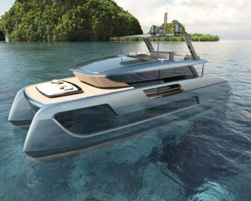 Моторная яхта катамаран - Ultima 66 - Sunreef Yachts - круизная / традиционная / с флайбриджем
