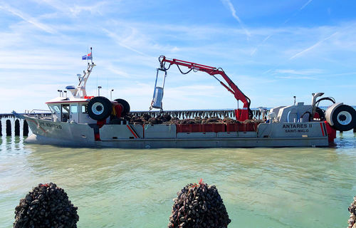 Профессиональный катер профессиональное рыболовное судно - ANTARES - Chantier Naval Delavergne - с внутренним мотором / из алюминия / жесткий корпус