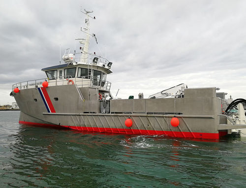 Профессиональный катер научно-исследовательское судно - GAVRINIS - Chantier Naval Delavergne - с внутренним мотором / из алюминия / жесткий корпус