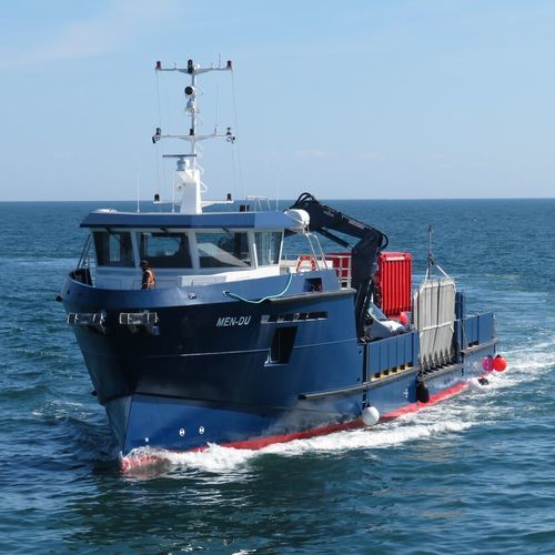 Специальное судно транспортер - MEN DU - Chantier Naval Delavergne - из алюминия