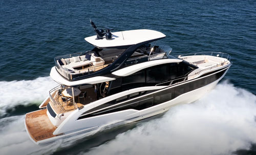 Круизная моторная яхта - 620 FLY - Galeon - с флайбриджем / 3 каюты / 4 каюты