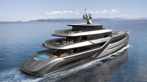 Круизная мега-яхта - E Motion 55 - Admiral yachts - с приподнятой рулевой рубкой / 4 каюты / 6 кают