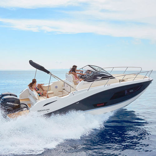 Прогулочный катер c подвесным мотором - Activ 875 Sundeck - Quicksilver Boats - открытый / макс. 12 человек / с кабиной