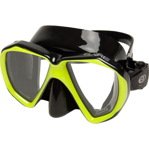 Маска для дайвинга с двойным стеклом - DUO B - Bare Divewear