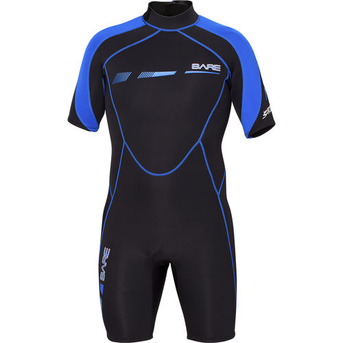 Гидрокостюм из неопрена для дайвинга - SPORT S-FLEX  - Bare Divewear - цельный / шорти / с короткими рукоятками