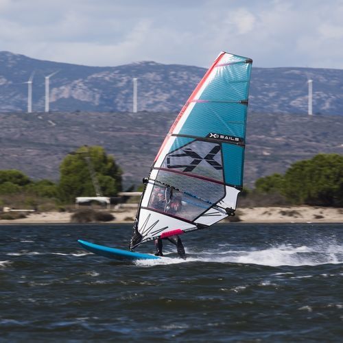 Парус для виндсерфинга для волн - Shark v7 - Exocet - freewave / 5 лат