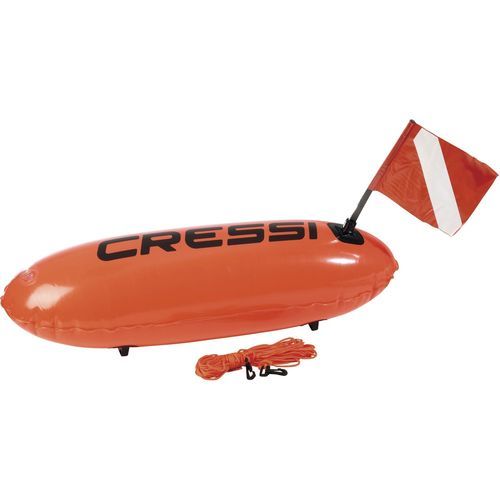 Буй для сигнализации при нырянии - Torpedo  - Cressi-Sub - якорный / из ПВХ / оранжевый
