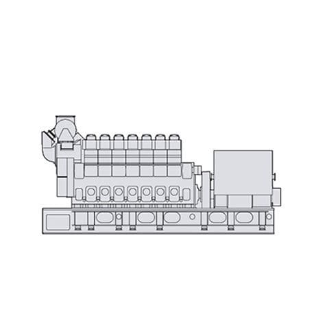 Двигатель in-bord - L+V32/40 (DE) - MAN Energy Solutions - Marine - силовая установка / дизельный / электрический