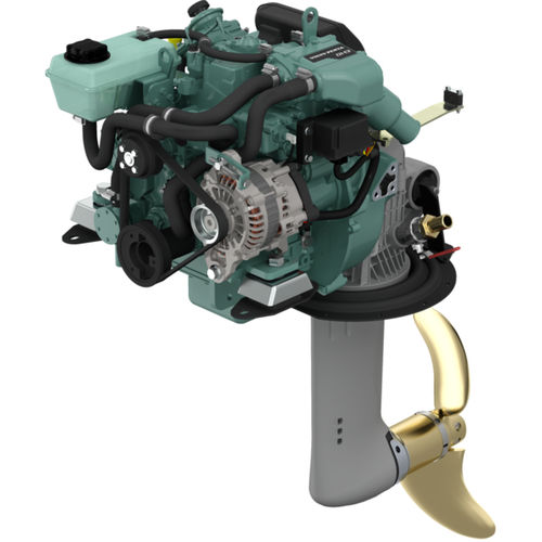 Двигатель внутренняя яхтенная колонка - D1 series - Volvo Penta - дизельный / для парусника / непрямой впрыск