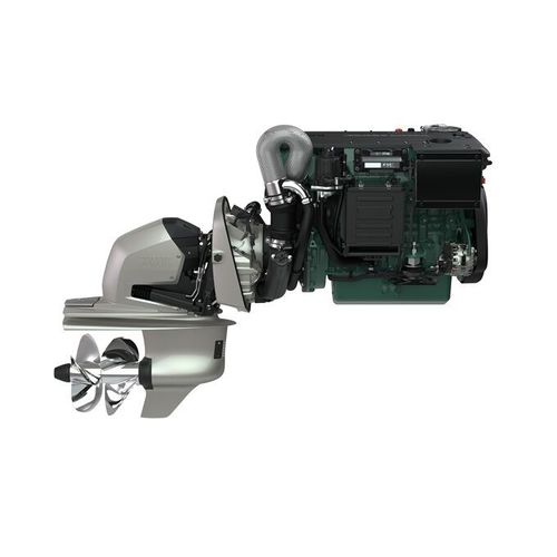 Двигатель внутренняя поворотно-откидная колонка - D4 DPI series - Volvo Penta - дизельный / прогулочный / турбо
