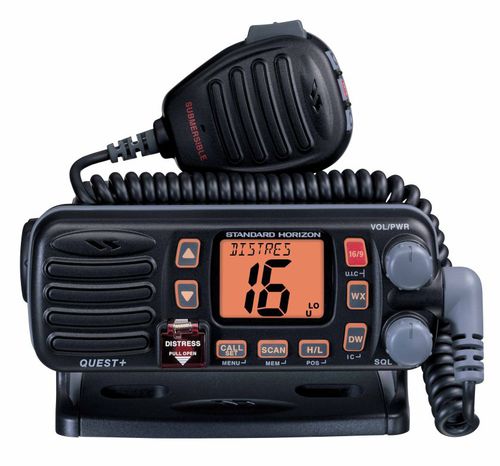 Радиоприемник для катера - QUEST+ GX1256S - Standard horizon - фиксированный / VHF / герметичный