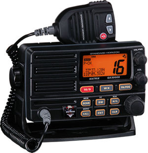 Радиоприемник для катера - GX3000S - Standard horizon - фиксированный / VHF / погружной