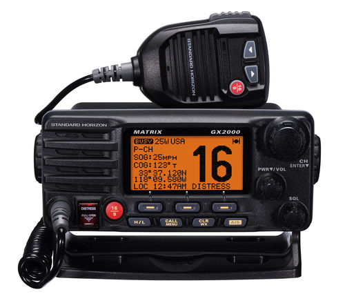 Морской радиоприемник - MATRIX GX 2000 - Standard horizon - фиксированный / VHF / погружной