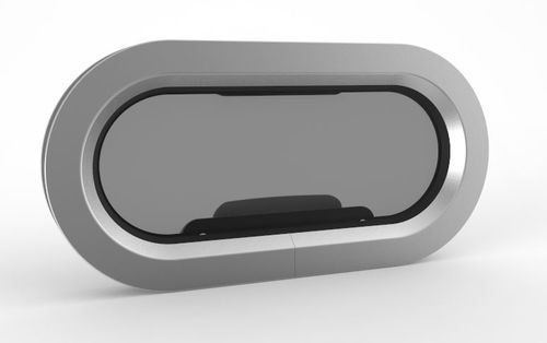 Прямоугольный иллюминатор - Opal  - Goiot Systems - для катера / для яхты / открывающийся