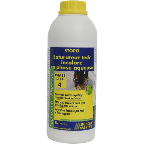 Питательное масло - STOPO - MATT CHEM MARINE - для экзотического дерева / для катера