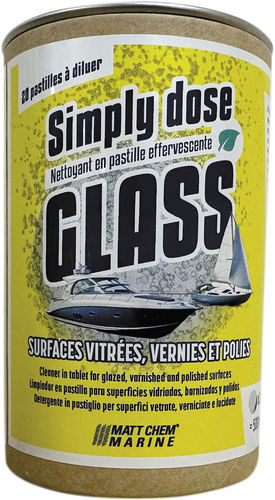 Очиститель для любых поверхностей - SIMPLY GLASS - MATT CHEM MARINE - для стекла / для катера / шипучий