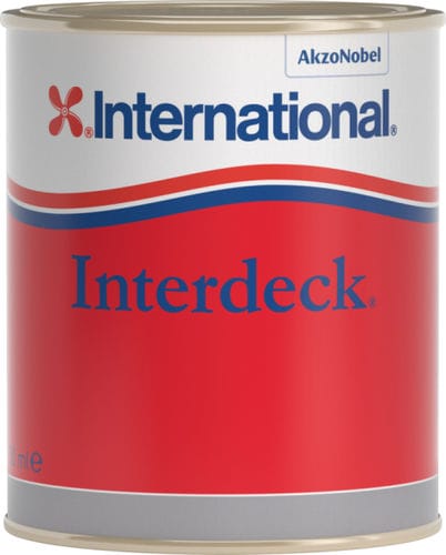 Краска для прогулочного судна - Interdeck - International Yacht Paint - из полиуретана / для отделки / верхний слой