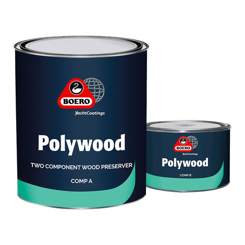Лак для катера - POLYWOOD - Boero YachtCoatings - для дерева / двухкомпонентный / из полиуретана