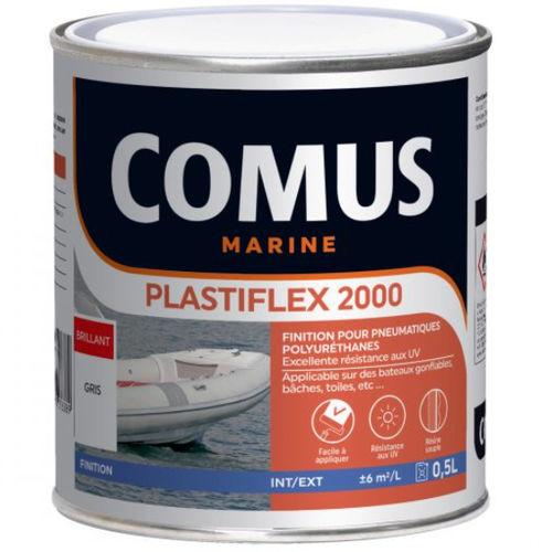 Краска для надувной лодки - PLASTIFLEX 2000  - COMUS MARINE - из полиуретана / однокомпонентная / для отделки