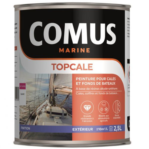 Краска для прогулочного судна - TOPCALE  - COMUS MARINE - однокомпонентная / глянцевая / с опорой