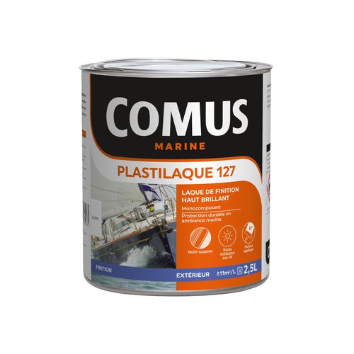 Лакировка для прогулочного судна - PLASTILAQUE 127  - COMUS MARINE - однокомпонентная / на основе алкидной смолы / уретановая
