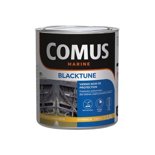 Лак для катера - BLACKTUNE - COMUS MARINE - универсальный / глянцевый / быстрая сушка