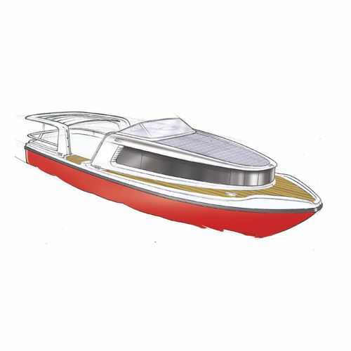 Профессиональный катер пассажирское судно - Aquabus 1050 Deluxe - Grove Boats - с внутренним мотором / электрический / буксировочный