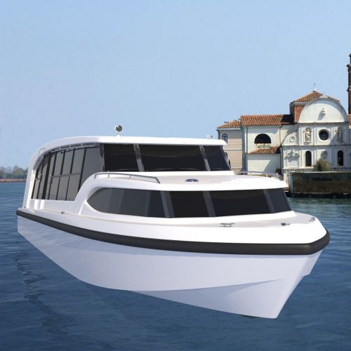 Профессиональный катер пассажирское судно - AQUABUS DOGALE 45 - Grove Boats - с внутренним мотором / солнечная электроэнергия