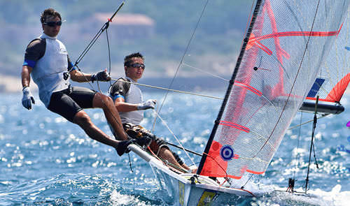 Двухместный швертбот - 29er - Mackay Boats - скиф / для регаты / с одной трапецией