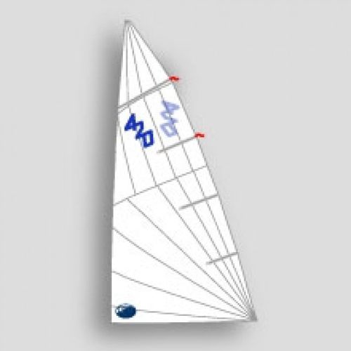 Грот - Main RUSH - Olimpic Sails - для швертбота / с радиальным кроем / 420