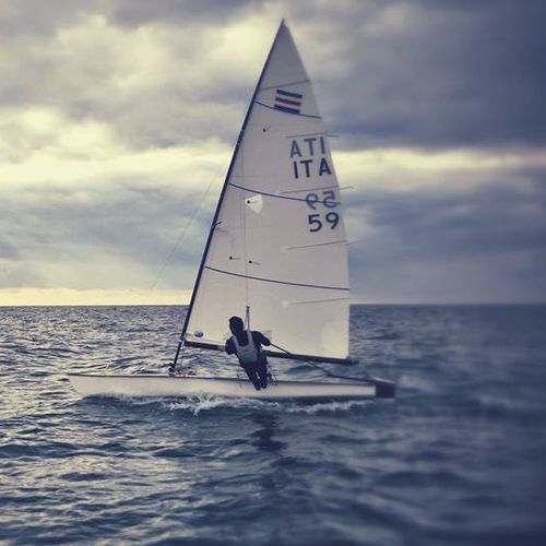 Грот - CONTENDER - Olimpic Sails - для швертбота / с горизонтальным кроем