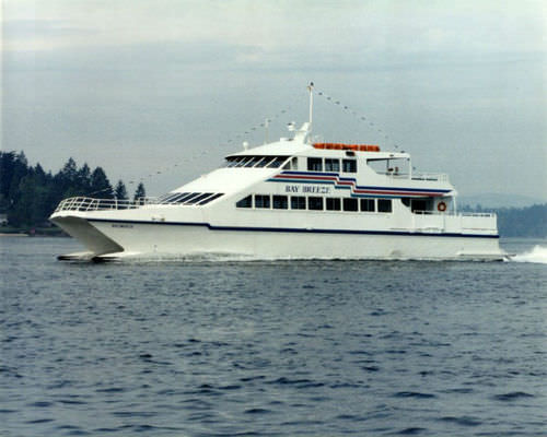 Пассажирский паром катамаран - S-108 M/V BAY BREEZE - Nichols - высокоскоростной