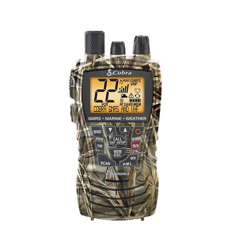 Радиоприемник для катера - MR HH450 CAMO - Cobra - переносной / VHF / GMRS