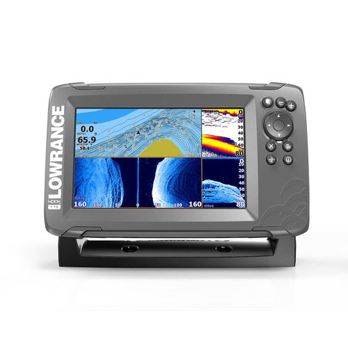 Панель приборов устройство считывания с карт - HOOK² 7 US - Lowrance - рыбопоисковый эхолот / гидролокатор / GPS