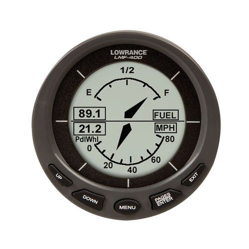Индикатор для катера - LMF-400  - Lowrance - многофункциональный / цифровой / LED