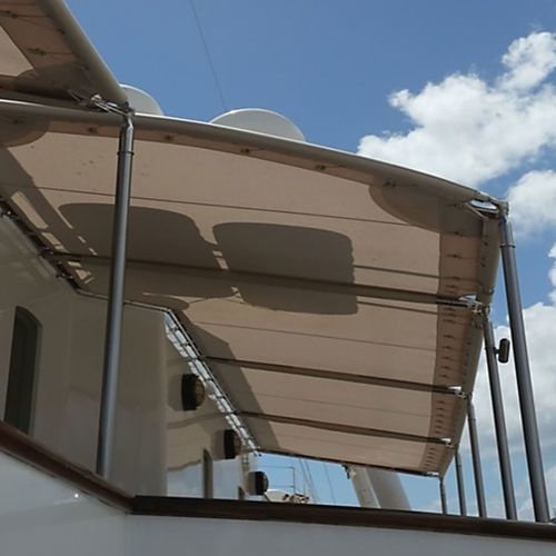 Тент от солнца для яхты - sunDECK - Reckmann Yacht Equipment GmbH