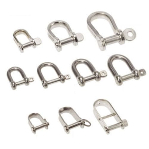 Прямая такелажная скоба для парусника - 60 310	 - Barton Marine - из нержавеющей стали / кованая