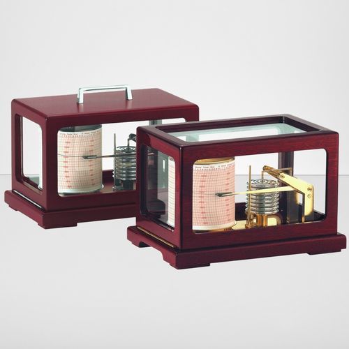 Аналоговый барограф - 807550 - Cassens & Plath GmbH - из красного дерева