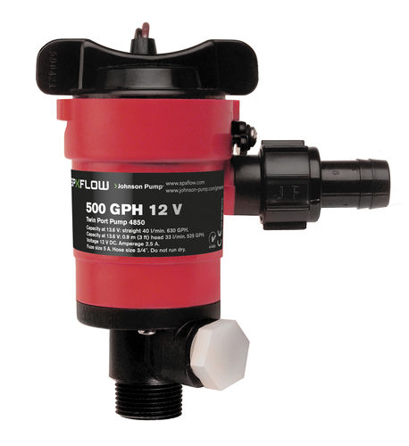 Насос для катера - Twin Port - Johnson Pump Marine - садка / для воды / с картриджем